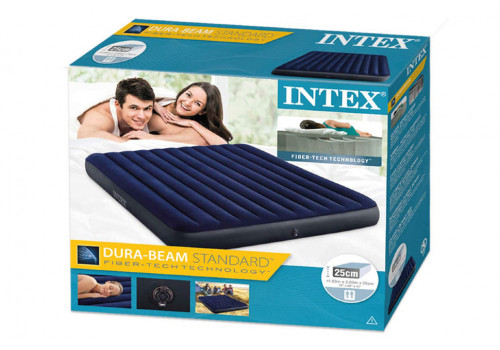 Матрас надувной Classic Downy Fiber-Tech 183x203х25 см, 64755