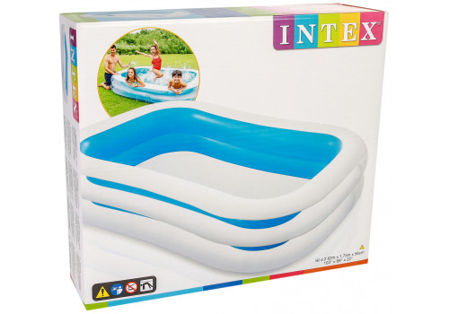 56483 Intex Детский надувной бассейн 262х175х56см, 749л, от 6 лет