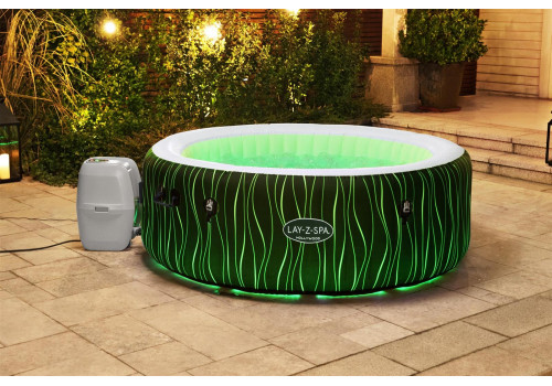 BestWay 60059 Надувное джакузи, LED-Whirlpool Hollywood AirJet, 196х66см