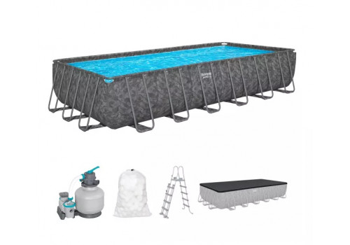 561KG Bestway, Каркасный прямоугольный бассейн APX-365, 732х366х132см